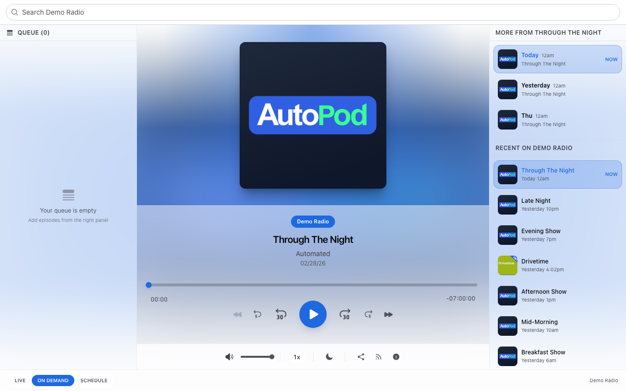 AutoPod Player
